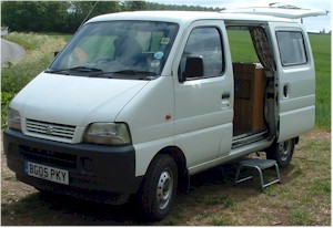 Campervan Comversion - Suzuki Carry 1.3 into Tin Tent 2